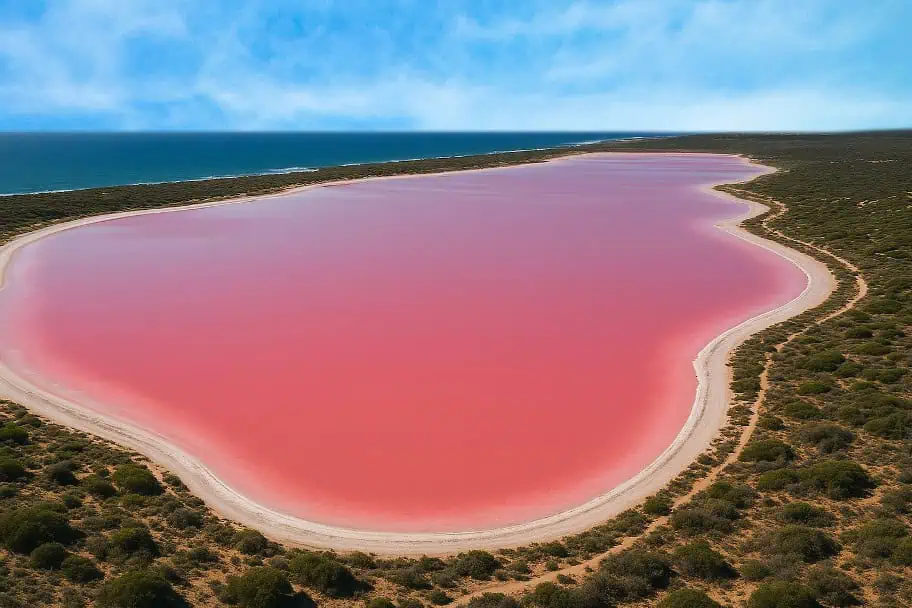 The Most Beautiful Lakes in the World - Hutt Lagoon, Australia