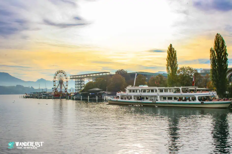 A Day in Lucerne Switzerland - Boat Ride on Lake Lucerne