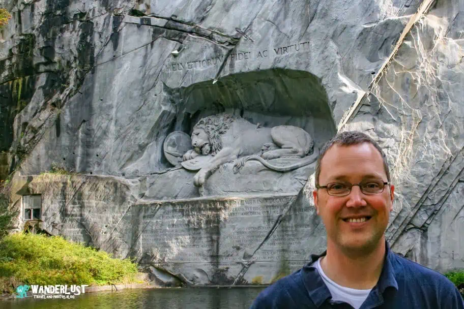 A Day in Lucerne Switzerland - The Lion Monument