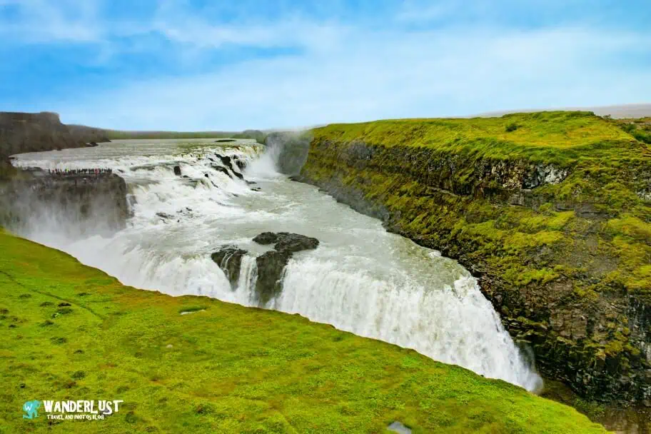 Iceland's Golden Circle Route - Gullfoss Waterfall