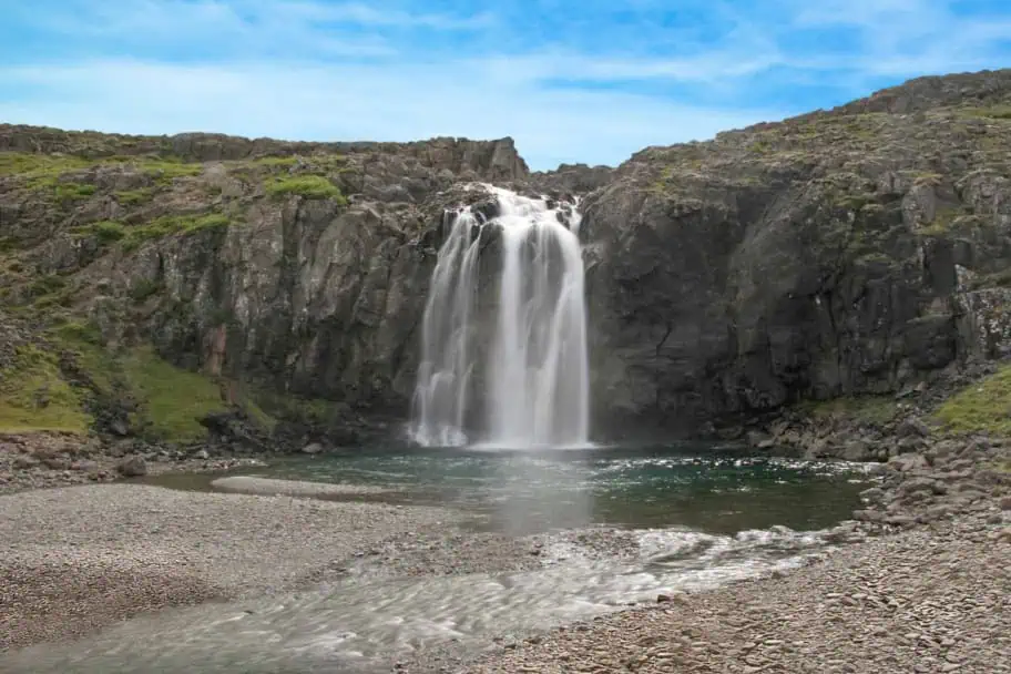 Fossfjörður Waterfall