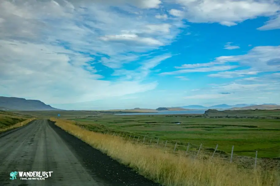 Driving in Northwest Iceland