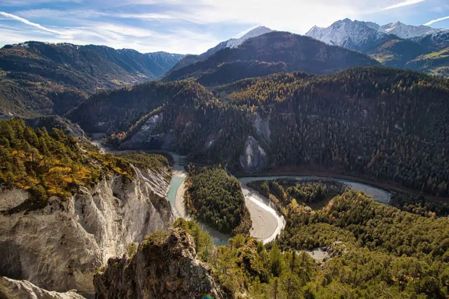 Switzerland tourist spots and attractions - Ruinaulta