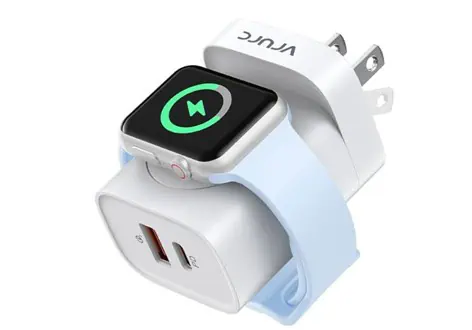 Top Travel Accessories for 2026 - VRURC Charger for iPhone & Apple Watch