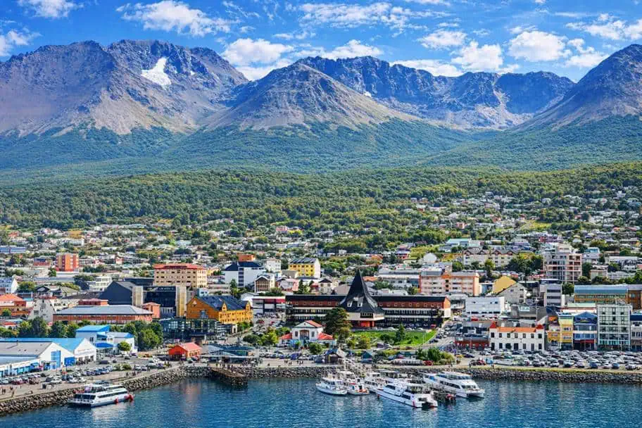 top South American travel destinations - Ushuaia, Argentina