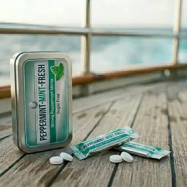 Peppermint gum