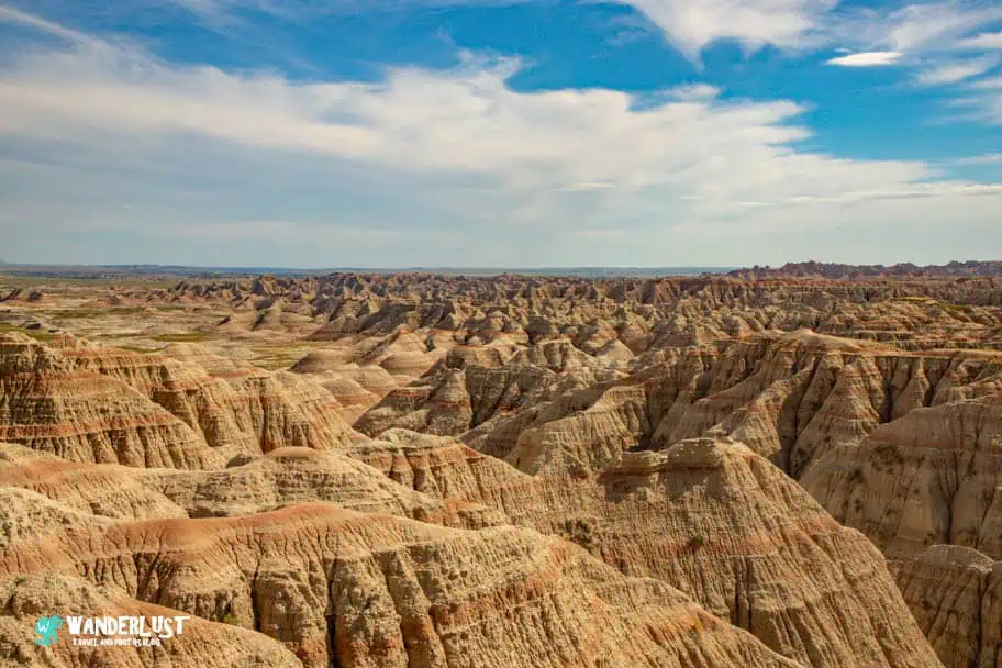 Badlands National Park in South Dakota