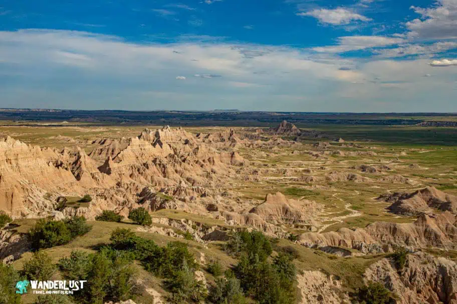 Badlands National Park in South Dakota