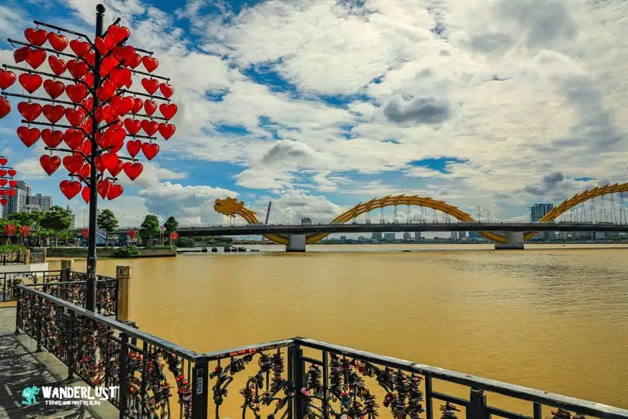 The Dragon Bridge in Da Nang, Vietnam