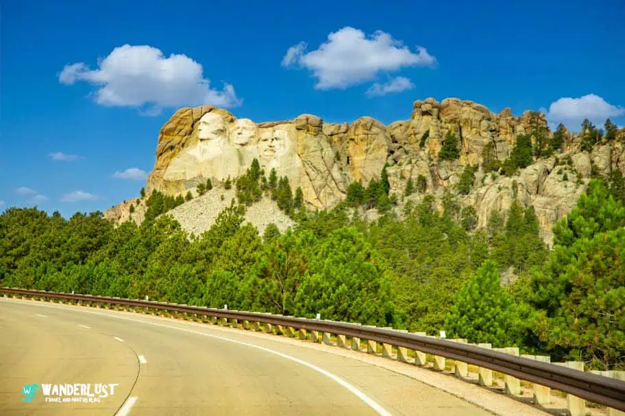 Viewing Mount Rushmore from the Road Viewing Mount Rushmore from the Road